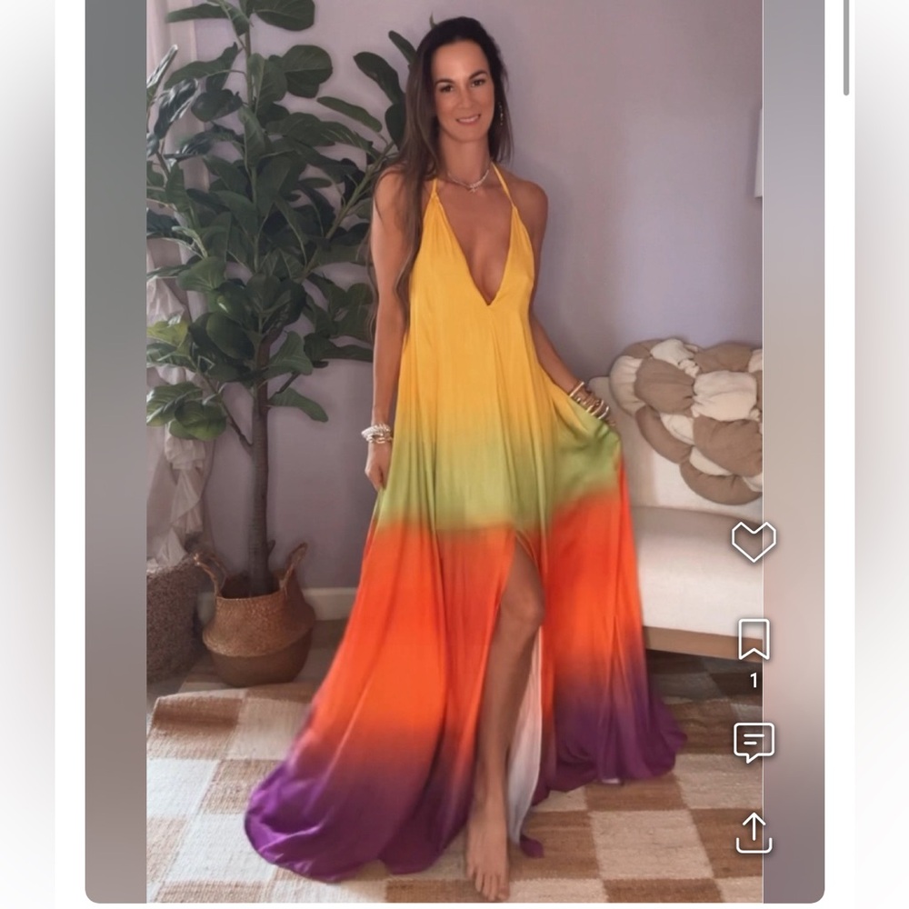 Free People x House of Aama Dress Sz L